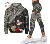 Traje deportivo casual para mujer de dibujos animados de Mickey Mouse impreso en 3D para mujer LAZACB01-07 XL