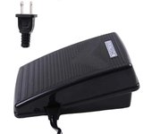 Pedal de control de pie de velocidad variable Herramientas de costura Accesorios de reemplazo de máquina de coser Suministros para el hogar, enchuf...