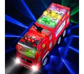 Juguete infantil de camión de bomberos eléctrico con luces sonidos juguete de camión de bomberos regalo de Navidad
