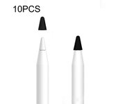 Estuche de 10 piezas Paperfeel Flim Mute Nib para Apple Pencil 1, 2 Negro