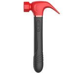 Herramienta vibratoria en forma de martillo de 2 colores para mujeres Producto erótico Palo estimulador eléctrico para masajear Negro y rojo Slap