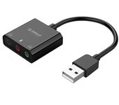 Adaptador de audio USB con tarjeta de sonido estéreo externa con conector de 3,5 mm para auriculares