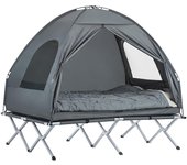 SoBuy Tienda de campaña plegable para 2 personas, OGS32-L-HG Gris