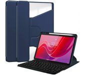 Para Lenovo TAB M11/xiaoxin pad 11 2024 caso PU + acrílico Soportes de Tablet cubierta con teclado Bluetooth