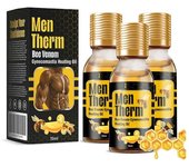 1-3PCS 2024 Mentherm Bee Venom Gynecomastia Heating Oil, Men Therm Bee Venom, para pecho 1PC