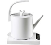 Hervidor eléctrico inteligente de acero inoxidable Protección contra ebullición en seco Hervidor de té duradero para cocina Blanco Mechanical