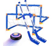 Seenlin Bn-hover Hockey Set para juguetes para niños, juego de hockey flotante con 2 goles Led Light Air Hov