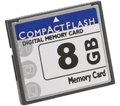 Tarjeta de memoria Compact Flash profesional de 8 GB (blanco y azul) Azul blanco
