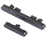 Para Google Pixel 7 Pro Orig Botón de encendido + Botón de control del botón de volumen Negro-1