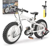 Bloques de construcción de motocicletas plegables Qlt, Kit de construcción de bicicletas de montaña para niños de 6 a 10 años, Regalo de cumpleaños...