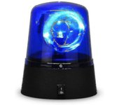 Giratorio Azul Led Police Car Beacon Disco Party Dj Light Lamp Rave Strobe Siren