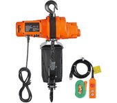 Vevor Polipasto eléctrico de cadena, capacidad de carga de 2200 libras, altura de elevación de 10 pies, velocidad de 6.9 pies / min, 230 V, control...
