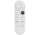 Adecuado para Google GOOGLE GOOGLE TV Decodificador de Google Voice Control remoto Blanco