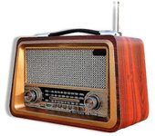 Zuoo Altavoz Bluetooth retro de onda completa Radio FM vintage Estilos clásicos pasados de moda