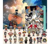 2024 Navidad Figura de acción de una pieza Modelo Juguete Calendario de Adviento Navidad 24 días Cuenta regresiva Caja ciega Su