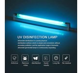 Redkid Lámpara de cuarzo de 8W Lámpara esterilizadora UV 220V 110V T5 Tubo UVC Ozono Luz germicida Lámpara ultravioleta bactericida Desinfección De...