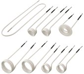Succebuy Kit de bobina de calentador de inducción 8PCS Bobinas de calentador de inducción más utilizadas con diferentes longitudes, herramienta de ...