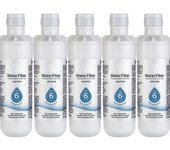 Filtro de agua para refrigerador LG de 5 piezas LT1000P / ADQ747935