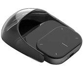 Mini Air Touchpad Bluetooth Remoto AI Grabación ChatGPT Habilitado para Mouse Presentador para //TV Silver Negro