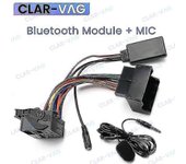 Para BMW E60 E63 E64 E61 Bluetooth 5.0 Módulo Receptor Adaptador Radio Estéreo Aux Cable Adaptador 12pins Plug And Play MICRÓFONO Bluetooth