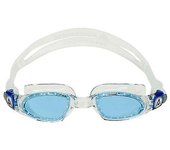 Aqua Sphere Aquasphere Unisex Adulto Mako Gafas de Natación Transparente/Aqua Blue One Size