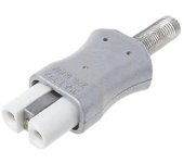Enchufe de cerámico para enchufe calefactor de anillo calefactor eléctrico de aleación Porcelana blanca