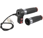 Acelerador de empuñadura del acelerador de velocidad de 3 marchas Mango del acelerador universal de la bicicleta del scooter eléctrico (regulación ...
