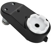 Rs390 Caja de cambios del motor eléctrico 12v 16000rpm Motor DC del coche para niños Juguete del coche eléctrico del vehículo todoterreno negro