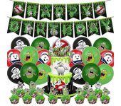 Ghostbusters Tema Fiesta de Cumpleaños Suministros Kits de Decoración Incluyendo Banner Cake Cupcake Topper Balloons Sets -NMAOV