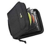 Case Logic CDW-32 CD Wallet-Contiene 32 discos o 16 con notas - Nylon (negro) [NYLON CARRYING CAS] Importación de EE.UU.