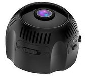 Mini cámara inalámbrica, grabación de una tecla de visión nocturna infrarroja 1080P detección automática-8GB (Negro)