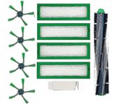 Cepillo de repuesto cepillos laterales filtro Hepa para Vorwerk Kobold Vr200 Vr300 Robot Aspirador Accesorios S