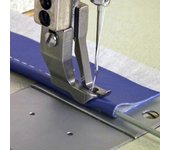 Piezas de la máquina de coser de pie móvil industrial, prensatelas de ribete, 2,5 mm / 4 mm / 5,5 mm, pie prensatelas interior y exterior de acero