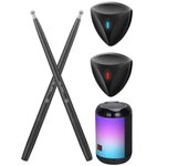 Somatosensory Virtual Drums Kit - Juego de tambores de aire a batería con baquetas para adultos y niños
