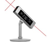 Yuxin LI2 Regla de nivel láser 2 en 1 Transportador láser Inclinómetro digital Medida de ángulo Carga tipo C, doble con soporte