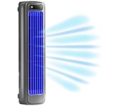Cooling Ace, ventilador de enfriamiento de aire acondicionado portátil silencioso con 3 velocidades, 2000 mAh recargable ---aiyi Gris
