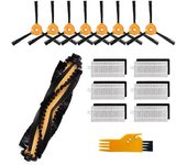 Piezas de repuesto para ECOVACS DEEBOT 600 601 605 710 N79 N79S Yeedi K600 K700 Robot aspirador Kit de accesorios Como se muestra