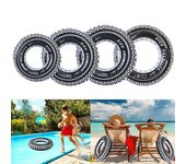 Niños Adulto inflable anillo de natación Donut anillo de goma flotador neumático playa piscina juguete 60