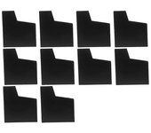 10pcs/lot Protector contra el polvo para la cubierta de la carcasa del cartucho del juego NES Negro