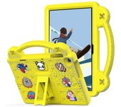 Para Lenovo Tab M10 (gen 3) Cubierta protectora de tableta Eva a prueba de caídas Funda para tableta antiarañazos con pie de apoyo-ZZY Amarillo
