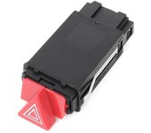 4B0941509C para A6 C5 Interruptor intermitente de luz de advertencia de peligro de emergencia Interruptor de control de relé de señal de giro BlackRed