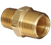 Conector de tubo roscado de latón macho de 1/2 a 3/8 pulgadas Accesorios de tubo JIKAIX As Picture