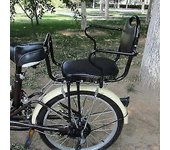 Asiento trasero de bicicleta eléctrica, asiento para niños de bicicleta de montaña con barrera alta