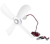 Ventilador de techo portátil de 12 V 16/31.5 Ventilador colgante de tienda de campaña para cama al aire libre en casa A