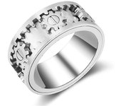 Anillo de engranaje giratorio Maquinaria de acero inoxidable Diseñador de viento Anillo de descompresión 11