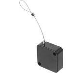 Cerradura de cable retráctil Cerradura de cable retráctil para productos de visualización de control remoto Negro 13.00X4.30X1.90CM