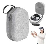 Estuche de transporte duro compatible con la versión básica / elite de Meta / oculus Quest 2, bolsa de almacenamiento de cubierta espacial grande