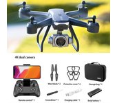 6k Dual cámara Quadcopter Drone con gesto de transmisión de imagen de alta definición Foto 200m Control remoto Cool Black Dual Camera 4K