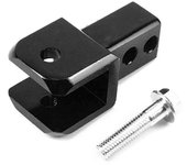 Booster de suspensión trasera de motocicleta Aleación de aluminio Amortiguadores traseros Risers Negro