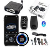 Universal Car Remote Start Stop Kit Bluetooth Aplicación de teléfono móvil Control del motor Encendido Tronco abierto Pke Alarma de coche de entrad...